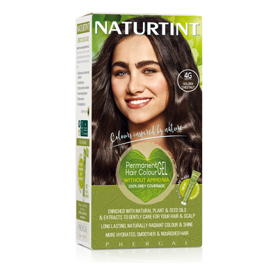 Naturtint Permanent Hair Colourant Intense Golden Chestnut 4G - 165ml