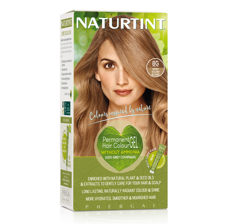 Naturtint Permanent Hair Colourant Sandy Golden Blonde 8G - 165ml