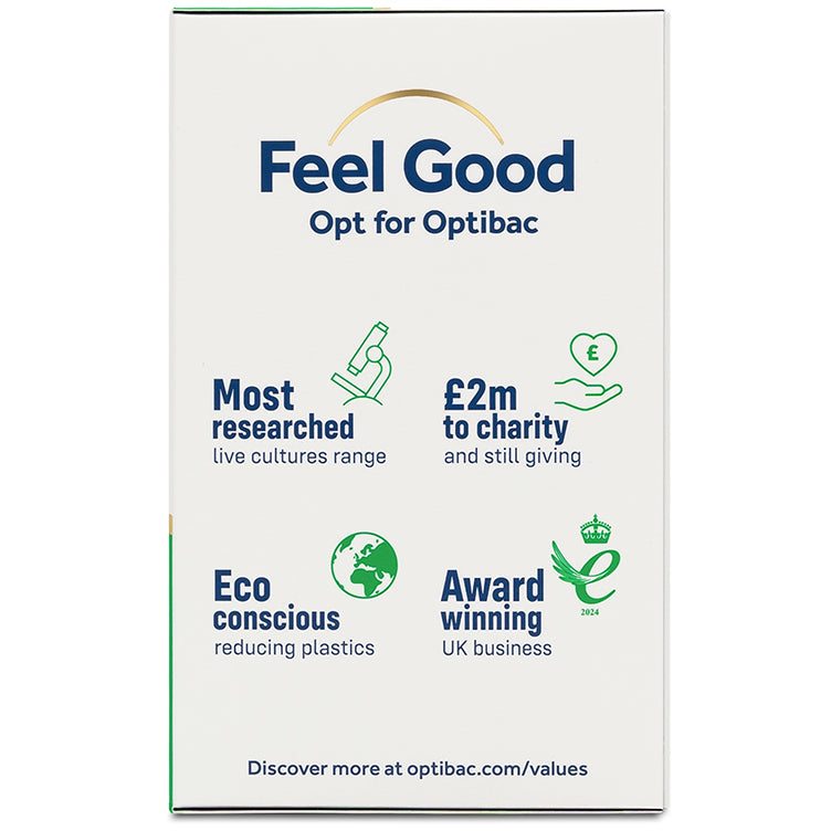 Optibac Probiotics Bifidobacteria & Fibre - 30 Sachets x 6g