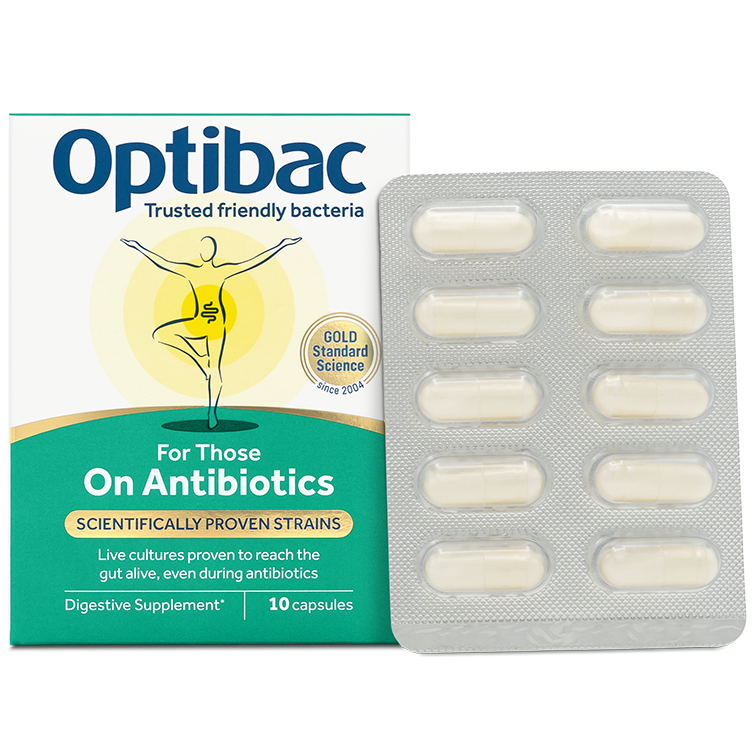 Optibac Probiotics For Those On Antibiotics - 10 Capsules