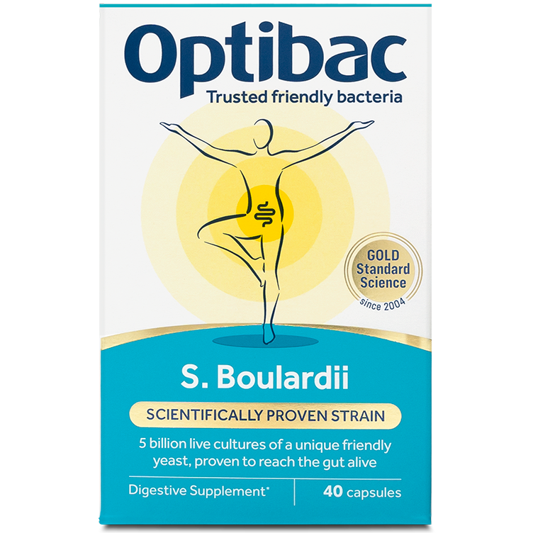 Optibac Probiotics Saccharomyces boulardii - 40 Capsules