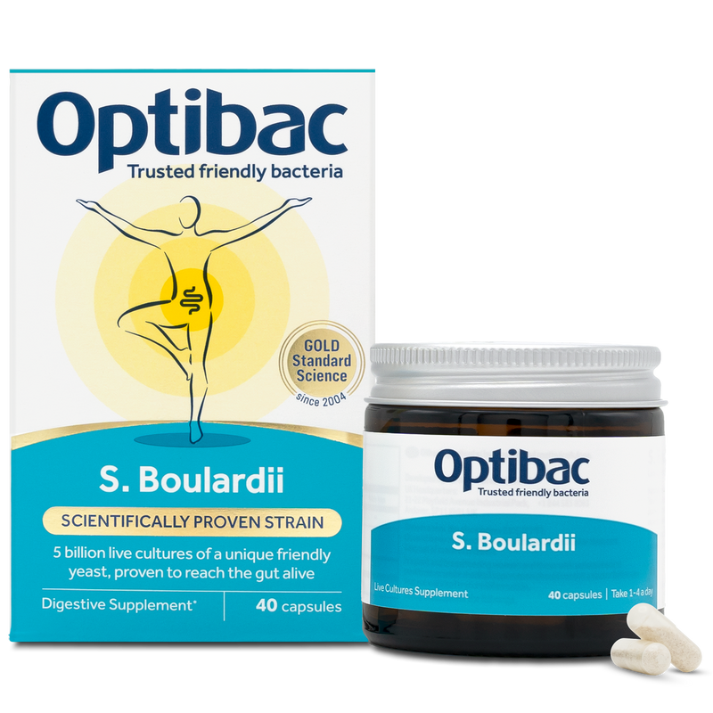 Optibac Probiotics Saccharomyces boulardii - 40 Capsules