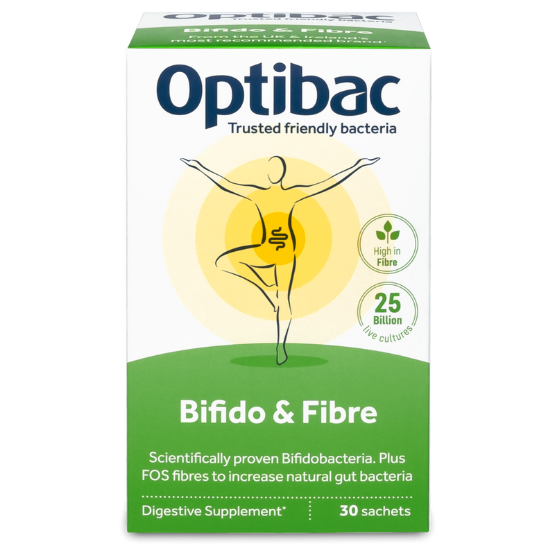 Optibac Probiotics Bifidobacteria & Fibre - 30 Sachets x 6g
