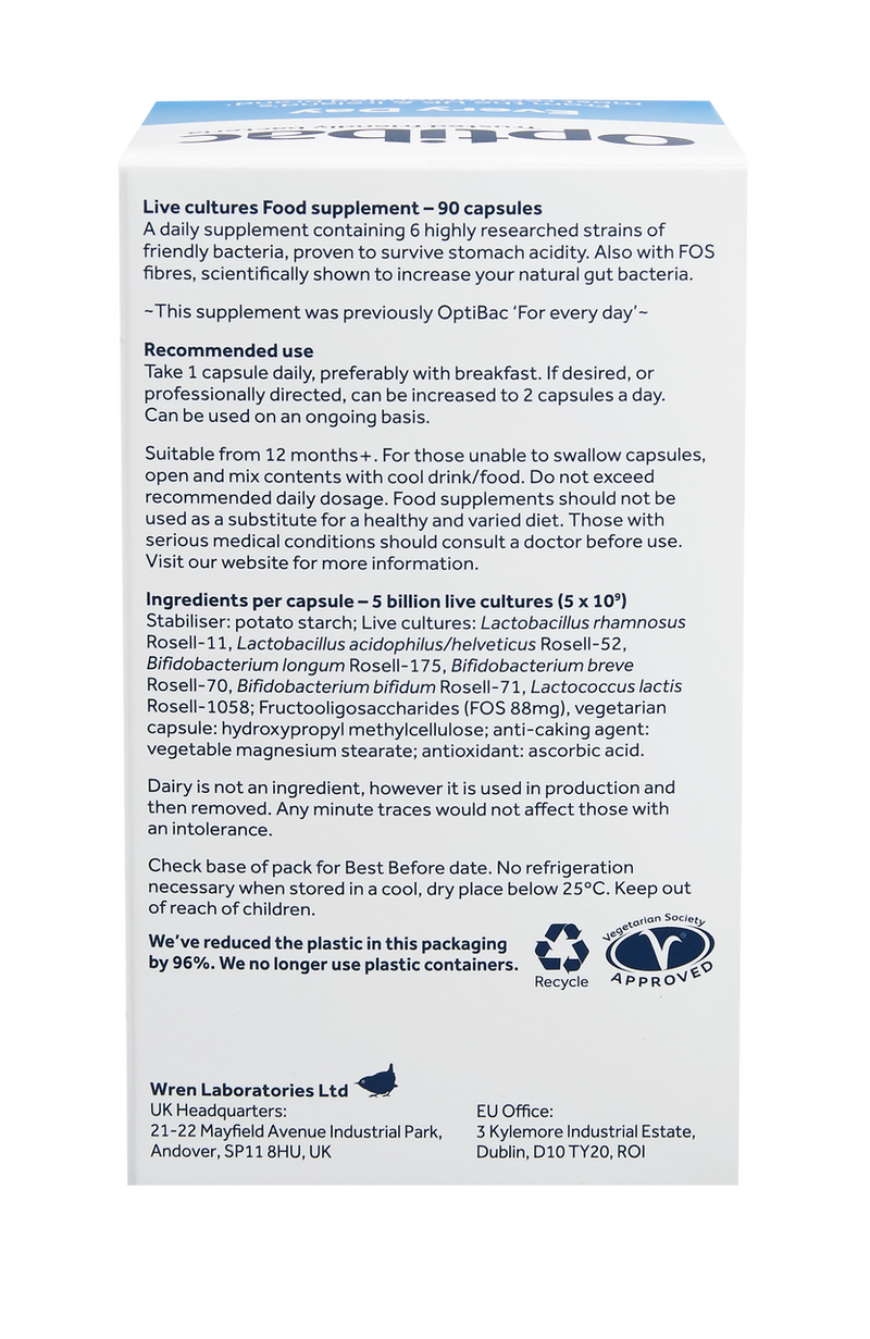 Optibac Probiotics For Every Day - 90 Capsules
