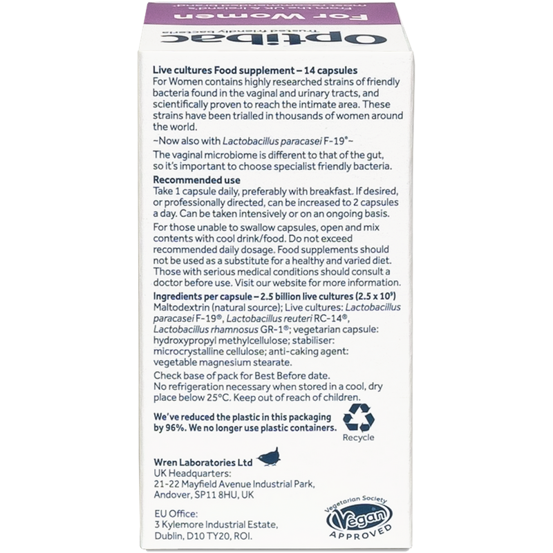 Optibac Probiotics For Women - 14 Capsules