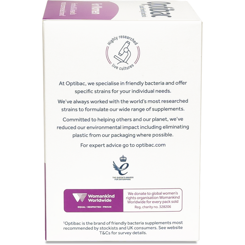 Optibac Probiotics For Women - 90 Capsules