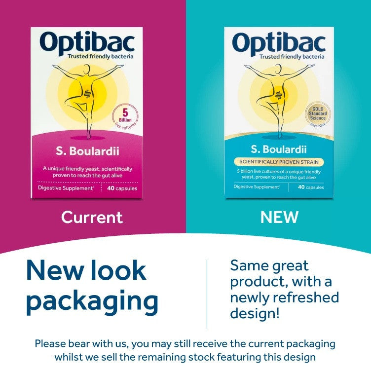 Optibac Probiotics Saccharomyces boulardii - 16 Capsules