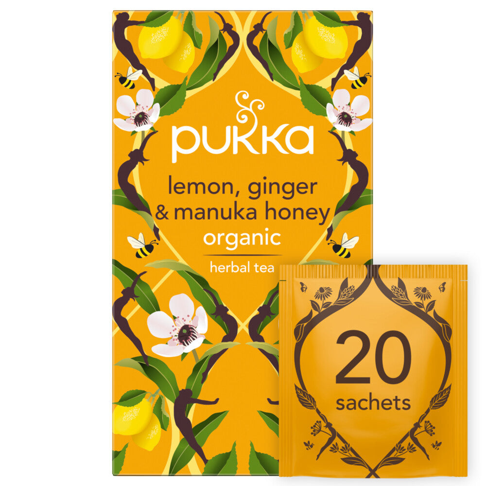 Lemon Ginger & Manuka Honey 20 Sachets