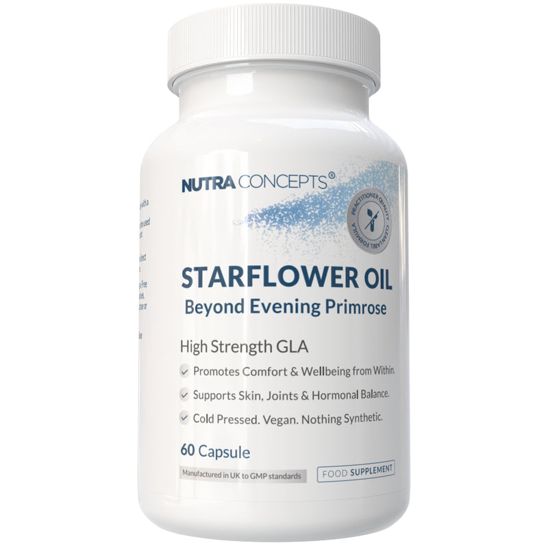 Nutraconcepts Starflower Oil High GLA Borage Joint & Skin Support - 60 Capsule