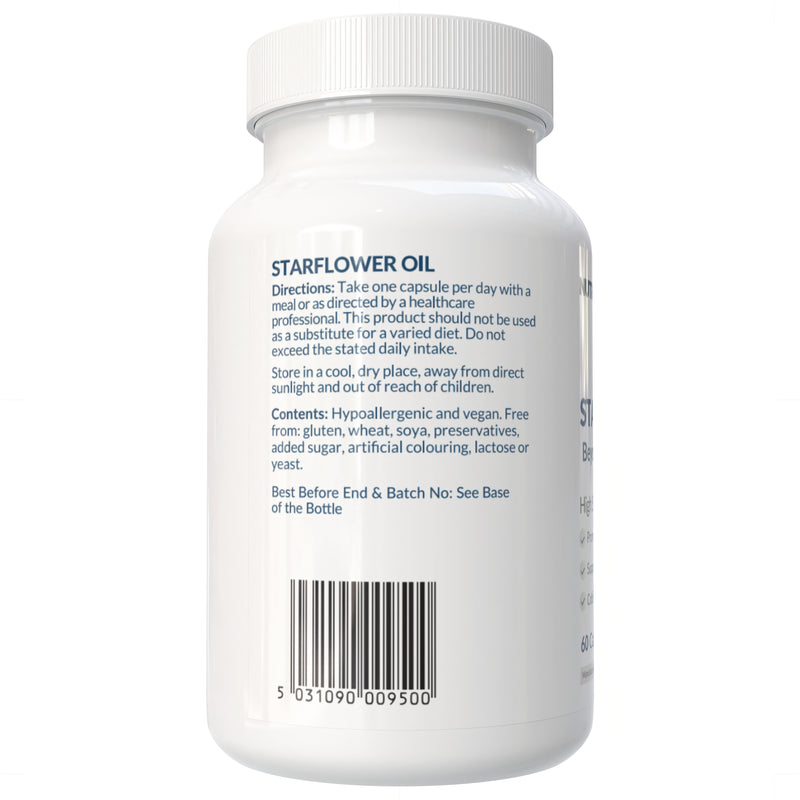 Nutraconcepts Starflower Oil High GLA Borage Joint & Skin Support - 60 Capsule