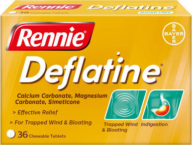Rennie Deflatine - 36 Tablets