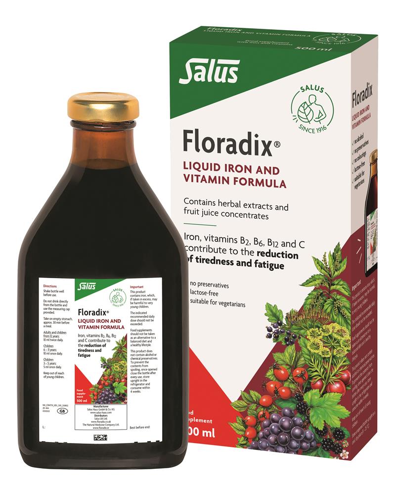 Salus Floradix Formula Liquid Iron - 500ml