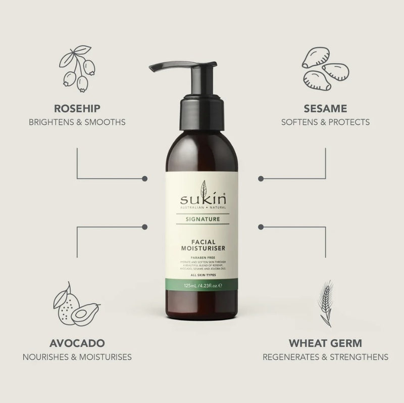 Sukin Facial Moisturiser (Pump) - 125ml