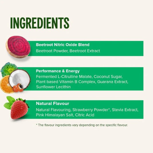 Vivo Life Pre-Workout Strawberry Beetroot - 255g