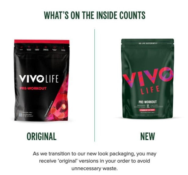 Vivo Life Pre-Workout Strawberry Beetroot - 255g