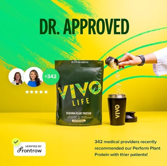 Vivo Life Perform Banana & Cinnamon Plant Protein - 988g