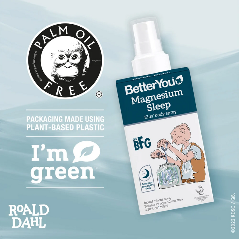 BetterYou Magnesium Sleep Kids' Body Spray (100ml) - Gentle Bedtime Aid