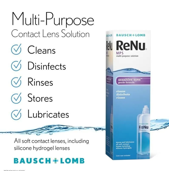 Bausch & Lomb Renu Multi-Purpose Solution - 240ml