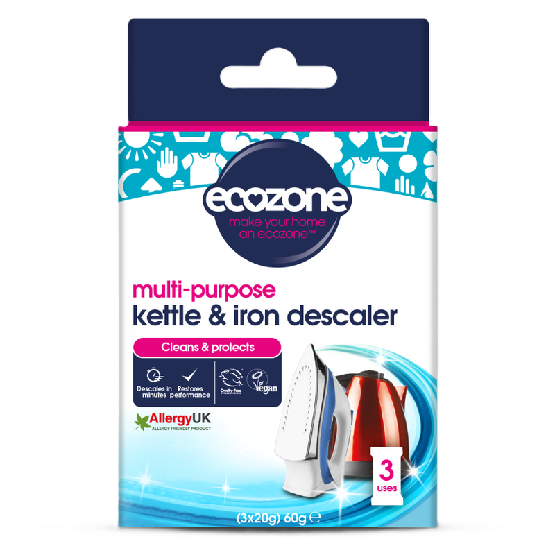 Ecozone Kettle and Iron Descaler - 3 Sachets