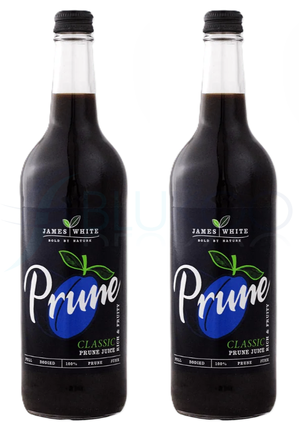 James White Prune Juice from Concentrate 750ml (Pack of 2)