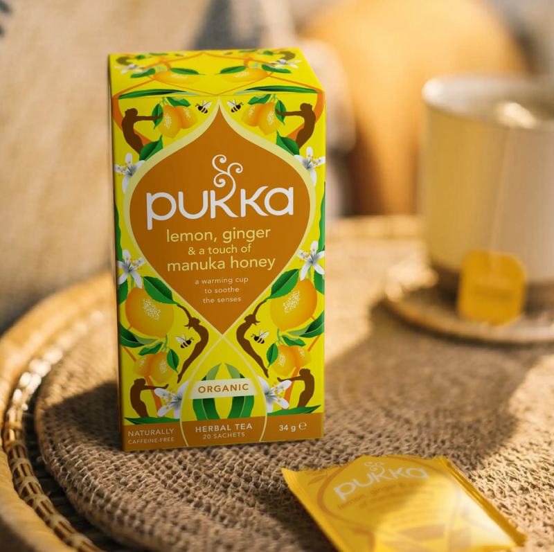 Pukka Lemon, Ginger & Manuka Honey - 20 Sachets