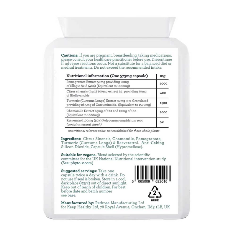 Phyto-V Food Supplement - 60 Vegan Capsules
