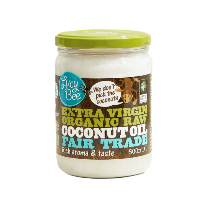 Lucy Bee Extra Virgin Raw Organic Coconut Oil (500ml) -  Multi Use