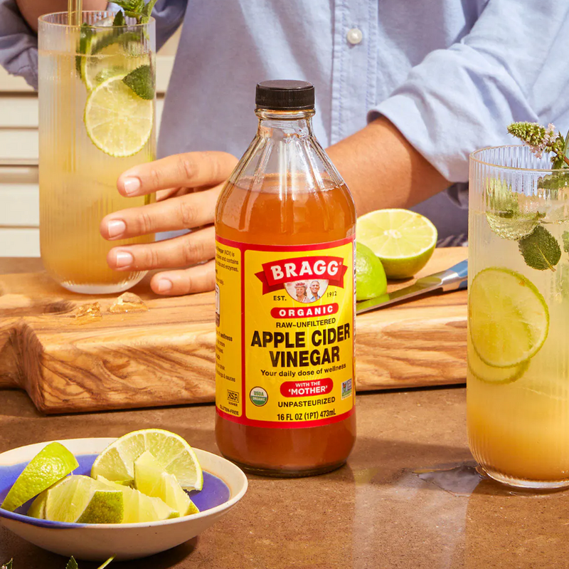 Bragg Organic Apple Cider Vinegar with the Mother 473ml – Raw & Unfiltered