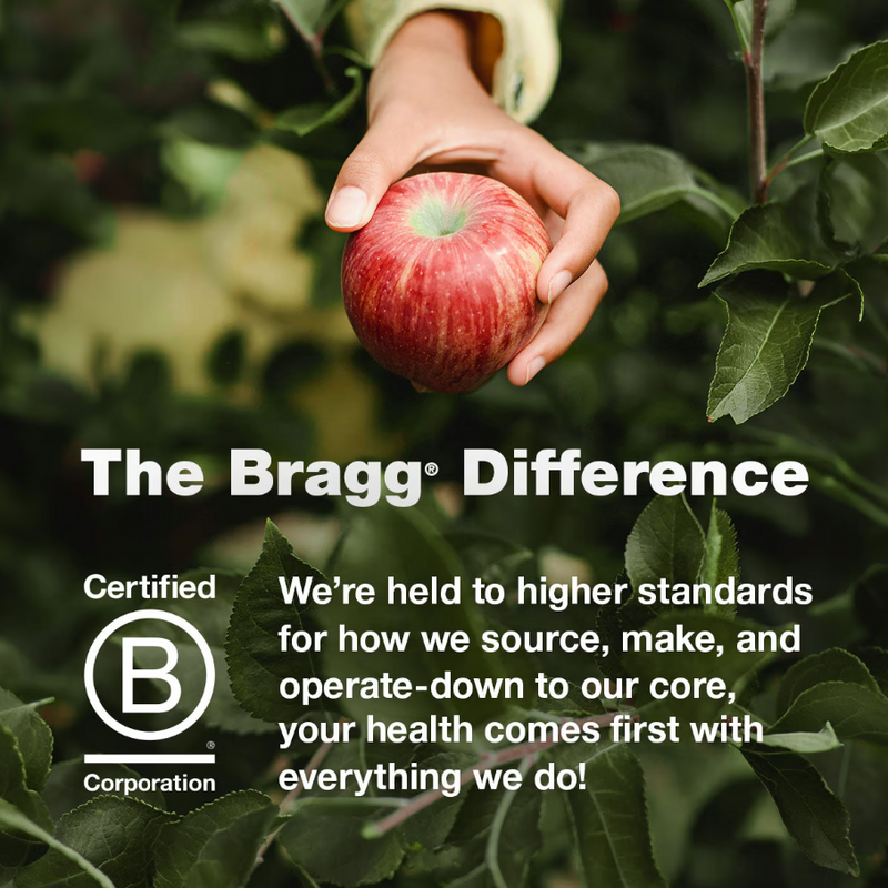 Bragg Organic Apple Cider Vinegar with the Mother 473ml – Raw & Unfiltered