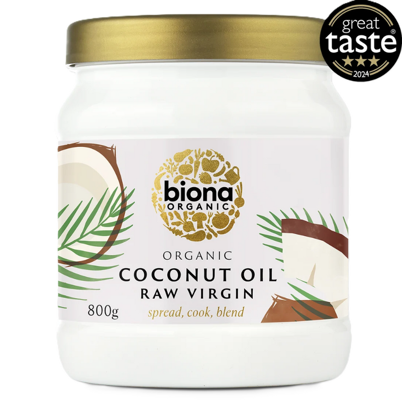 Biona Organic Virgin Coconut Oil Raw - 800g
