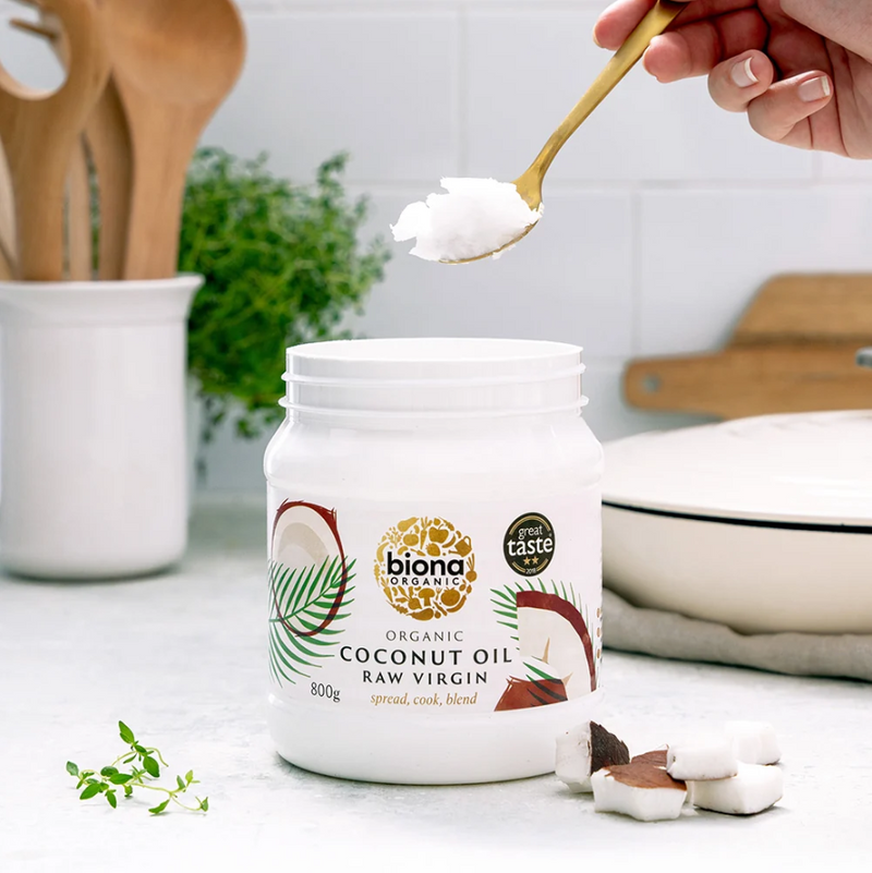 Biona Organic Virgin Coconut Oil Raw - 800g