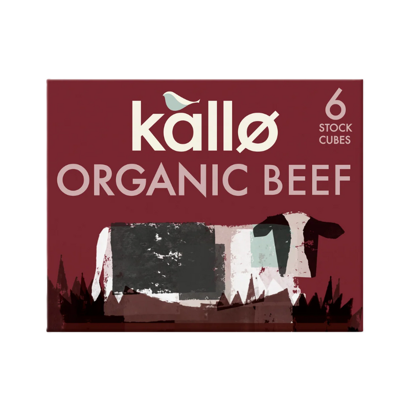Kallo Organic Beef 6 Stock Cubes - 66g