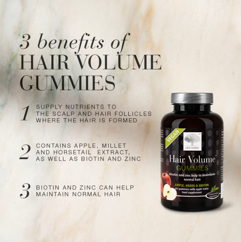 New Nordic Hair Volume Gummies - 60 Gummies