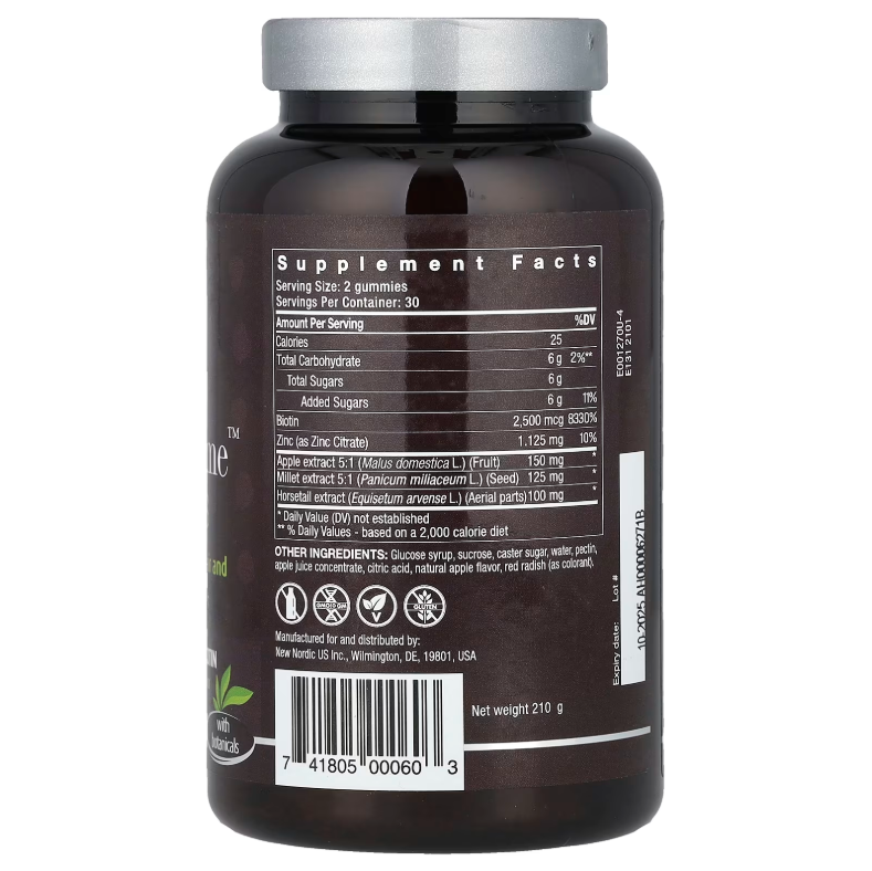 New Nordic Hair Volume Gummies - 60 Gummies