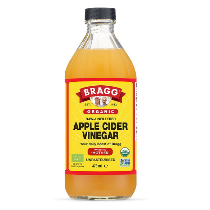 Bragg Organic Apple Cider Vinegar with the Mother 473ml – Raw & Unfiltered