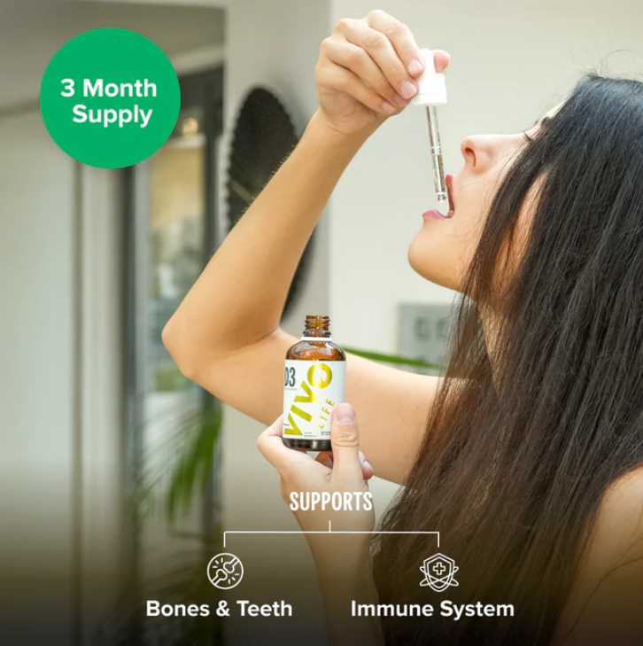 Vivo Life D3 Liquid Vitamin D3 & K2 - 50ml