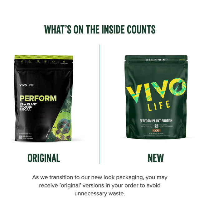 Vivo Life Perform Cacao Plant Protein - 266g