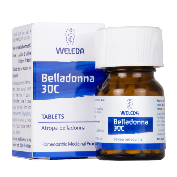 Weleda Belladonna 30C - 125 Tablets