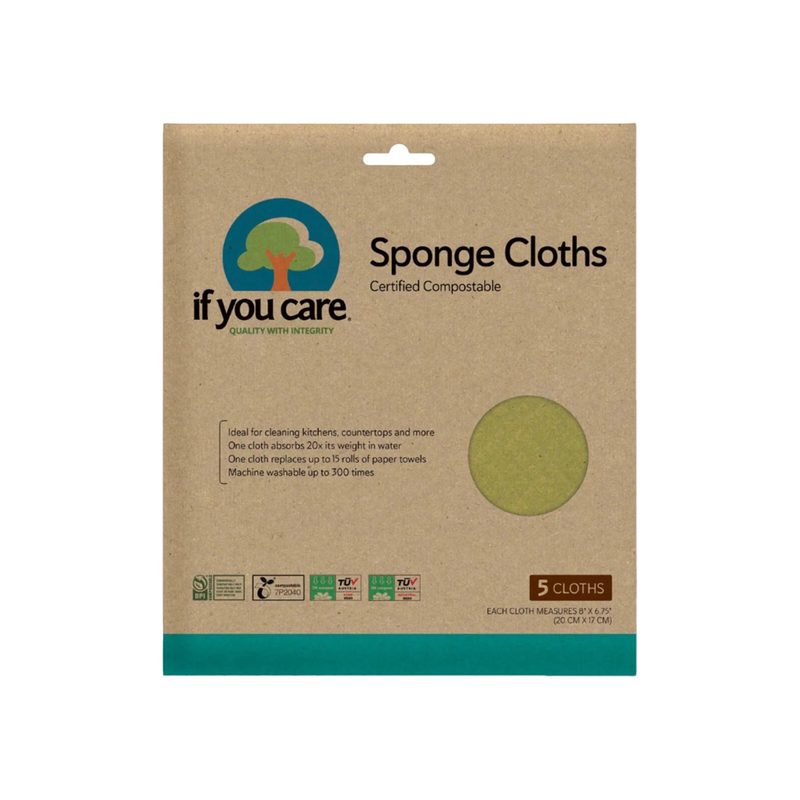 If You Care Sponge Cloths - 5 Pieces