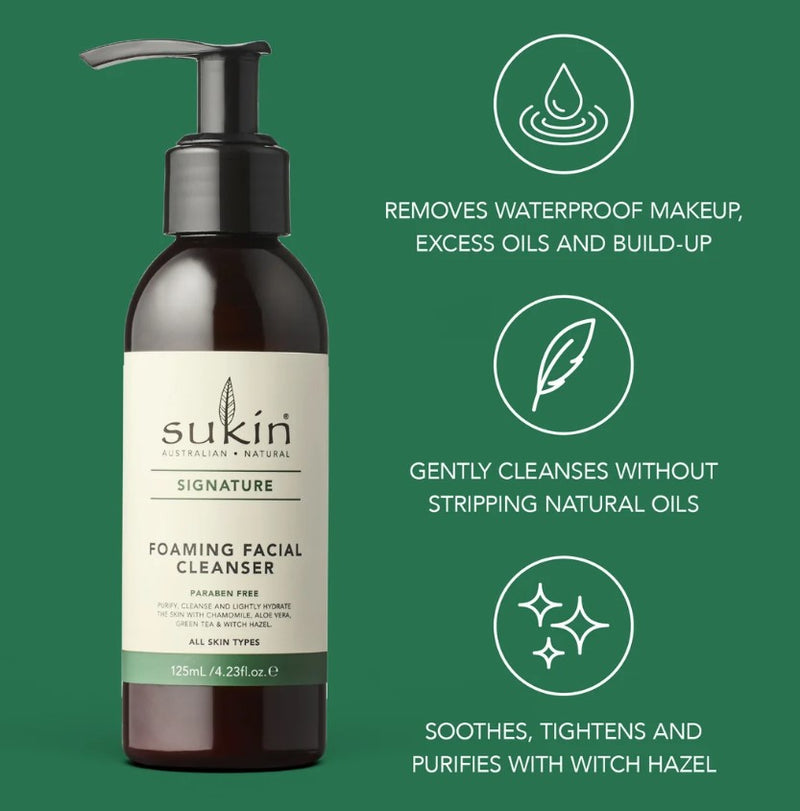 Sukin Foaming Facial Cleanser (Pump) - 125ml