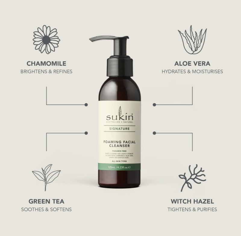 Sukin Foaming Facial Cleanser (Pump) - 125ml