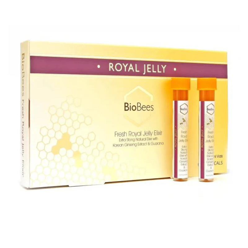 BioBees Royal Jelly Elixir 10 Vials Energy & Immune Support