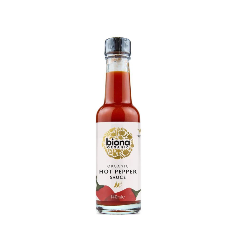 Biona Organic Hot Pepper Sauce - 140ml