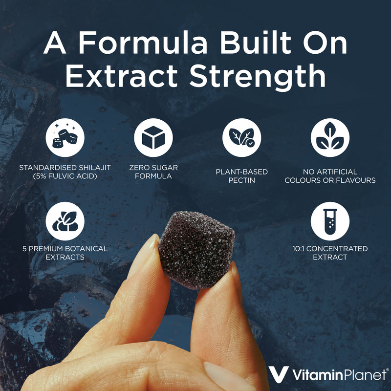 Vitamin Planet 5-in-1 Shilajit Gummies 5100mg, 30 Gummies