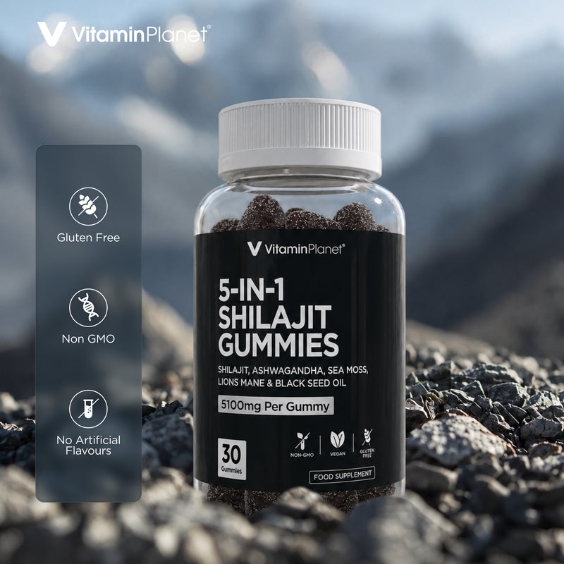 VitaminPlanet 5-in-1 Shilajit Gummies 5100mg - 30 Gummies