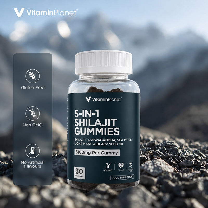 Vitamin Planet 5-in-1 Shilajit Gummies 5100mg, 30 Gummies
