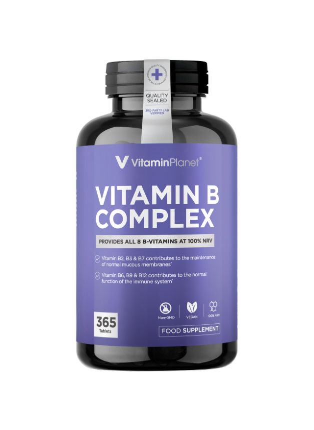 Vitamin B Complex, All 8 B-Vitamins – 365 Tablets, 1 Year Supply