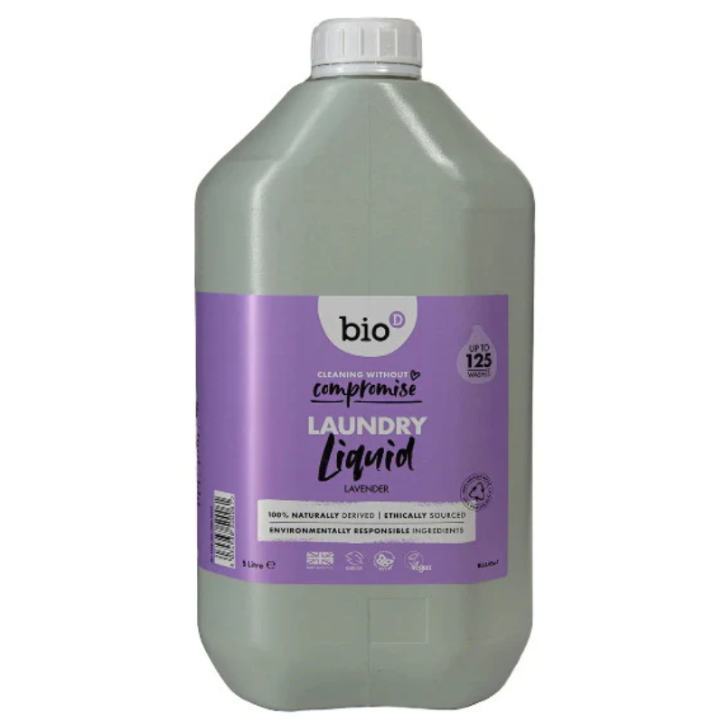 Bio-D Laundry Liquid with Lavender - 5 Litre