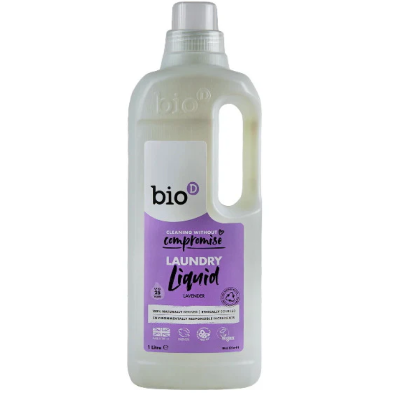Bio-D Laundry Liquid with Lavender - 1 Litre