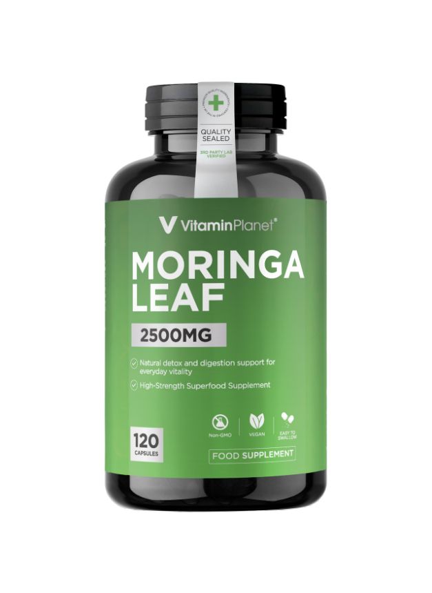 Organic Moringa Leaf 2500mg - 120 Capsules